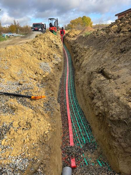 Création d’un réseau d’eau potable extérieur avec terrassement et pose de canalisation PE à Toulouse, l'Union et alentours