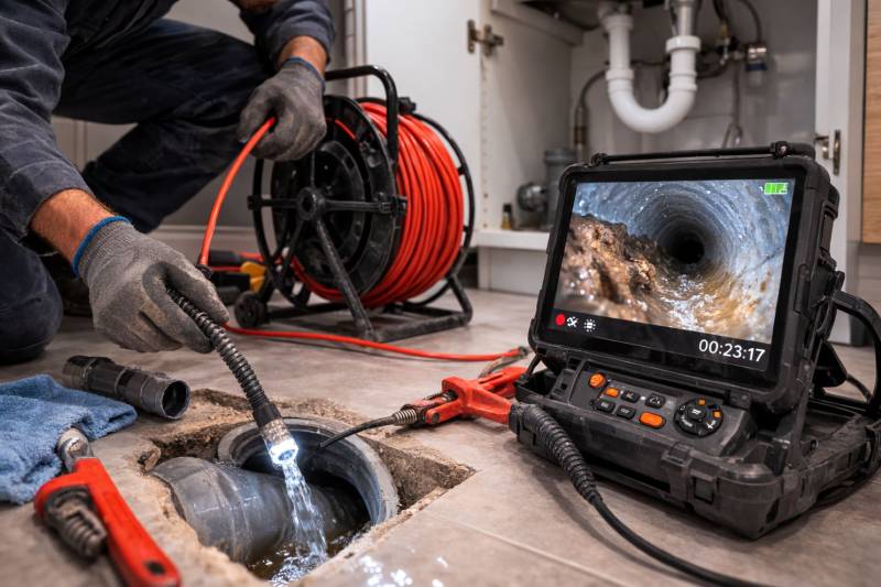 Débouchage de canalisation en urgence à Toulouse : Hydrocurage haute pression et Inspection caméra en périphérie Toulousaine