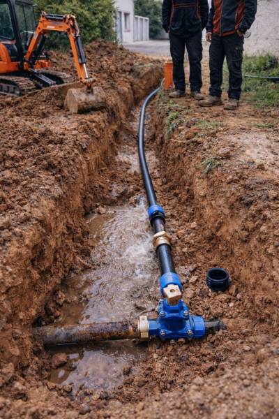 Réfection de réseau de canalisation d'eau à Balma