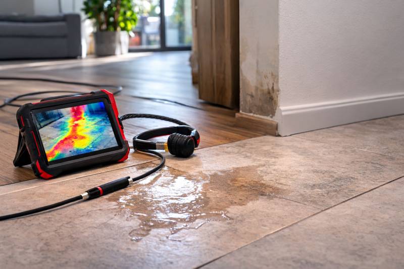 Recherche de fuite d’eau encastrée sans démolition dans salle de bain ou cuisine à L’Union 31240